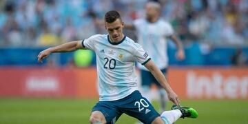 El zurdo fue titular nuevamente en el mediocampo junto a Leandro Paredes y Rodrigo De Paul\u002E (DPA)