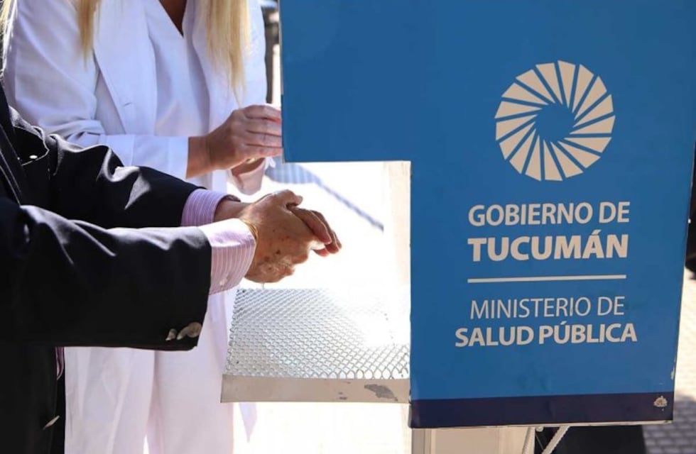 Coronavirus: colocaron sanitizantes de manos en varios sectores del microcentro