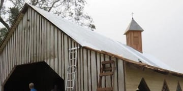 CAPS, escuela e Iglesia: las obras que se realizan en Colonia Integración de Andresito