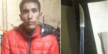 El sujeto tomó un cuchillo de la cocina y amenazó a un policía\u002E