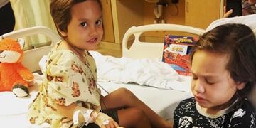Kalea y Noah Avery, los hermanitos que tienen un cáncer de cerebro\u002E