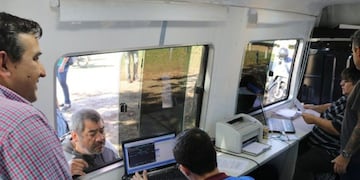 Operativo móvil de la ANSES