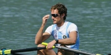 El mendocino carlo Lauro ganó, junto a sus compaleros de equipo la medalla de plata en cuatro remos largos peso ligero\u002E