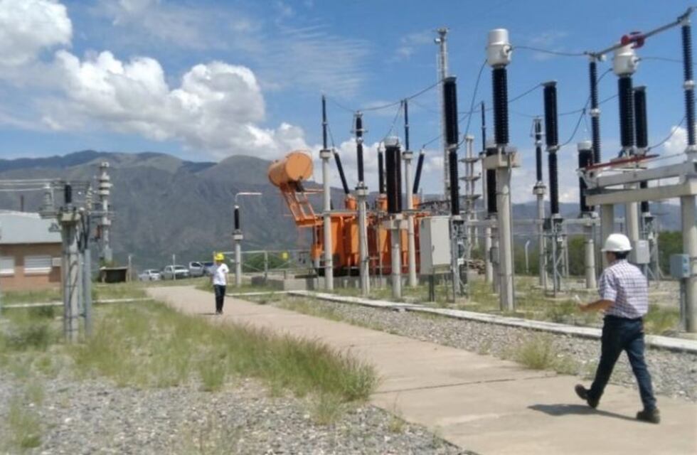 Comenzó el relevamiento para la ampliación de la estación transformadora de Ampajango