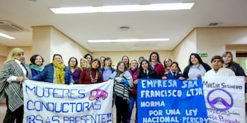 Crean el registro de mujeres colectiveras de Rosario