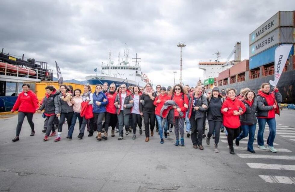 Ochenta mujeres líderes en cambio climático conquistaron la Antártida