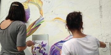 El festiva que une artistas locales y vecinos de Merlo\u002E (Prensa  F\u002EA\u002EB\u002E)