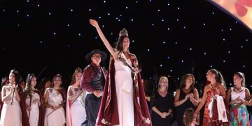 Juliana Miller, reina de la Vendimia de San Rafael, fue coronada el 1 de febrero de 2020.