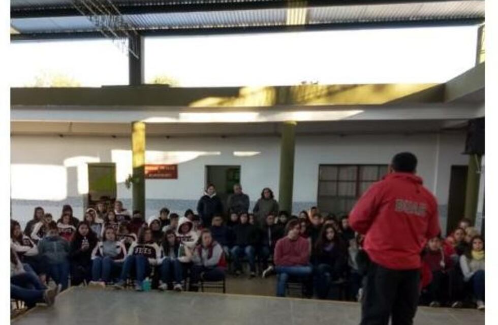 Alumnos del colegio El Sembrador fueron capacitados por el C.E.R en Mina Clavero