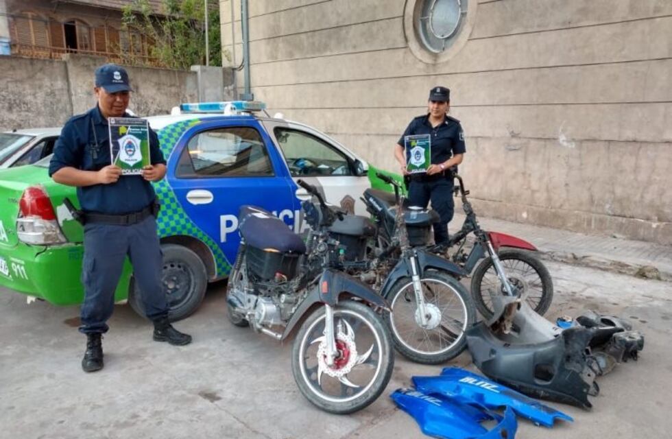 Sustracciones de motovehículos: dos personas aprehendidas en operativos coordinados