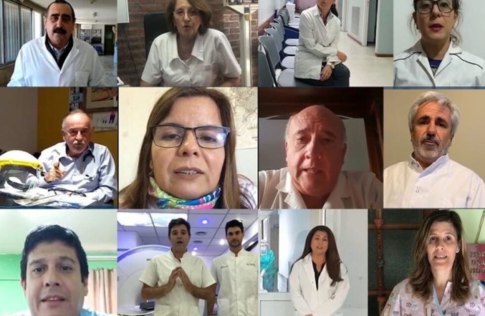 Coronavirus: médicos de Concordia participan de una campaña de prevención