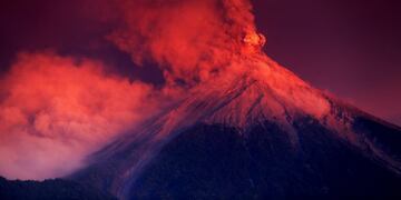 El volcán de Fuego se encuentra a 50 kilómetros de la capital de Guatemala (EFE)