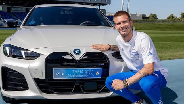 El BMW i4 M60 que eligió Mastantuono