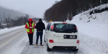 Despiste en el kilómetro 3028 de la Ruta Nacional Nº 3 Tolhuin, Tierra del Fuego