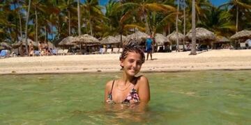 Candela Saccone, la adolescente argentina internada en Punta Cana (Foto: web)