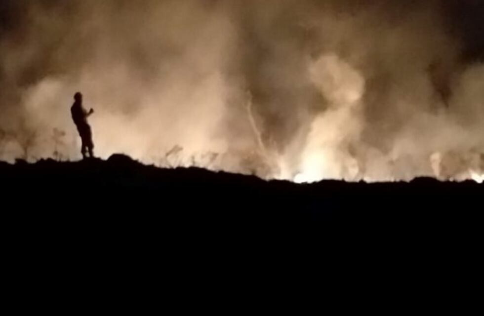 Detectaron un foco activo de incendio forestal en Tilcara