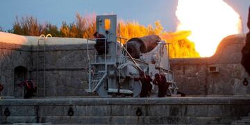 Tiro de la IV Batería histórica