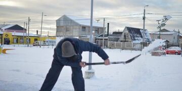 Limpieza de la ciudad de Río Grande por  el Municipio