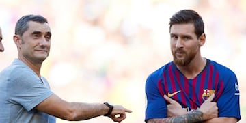 El mensaje de despedida de Lionel Messi a Ernesto Valverde: \