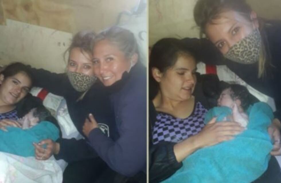 Bahía: Personal policial asistió a una mujer durante un parto