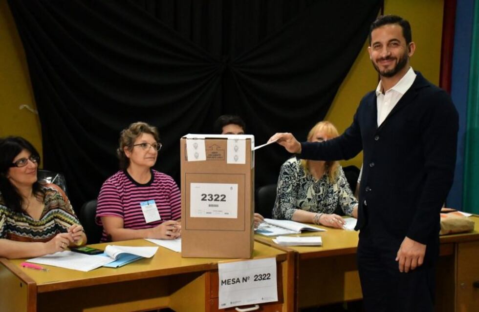 Matías Tombolini dijo que está "confiado y tranquilo" con el escrutinio provisorio