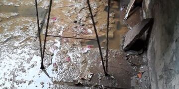 Cloacas en una casa de Paraná