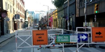 Obras en el Portal de Güemes\u002E