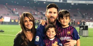 Messi y su familia