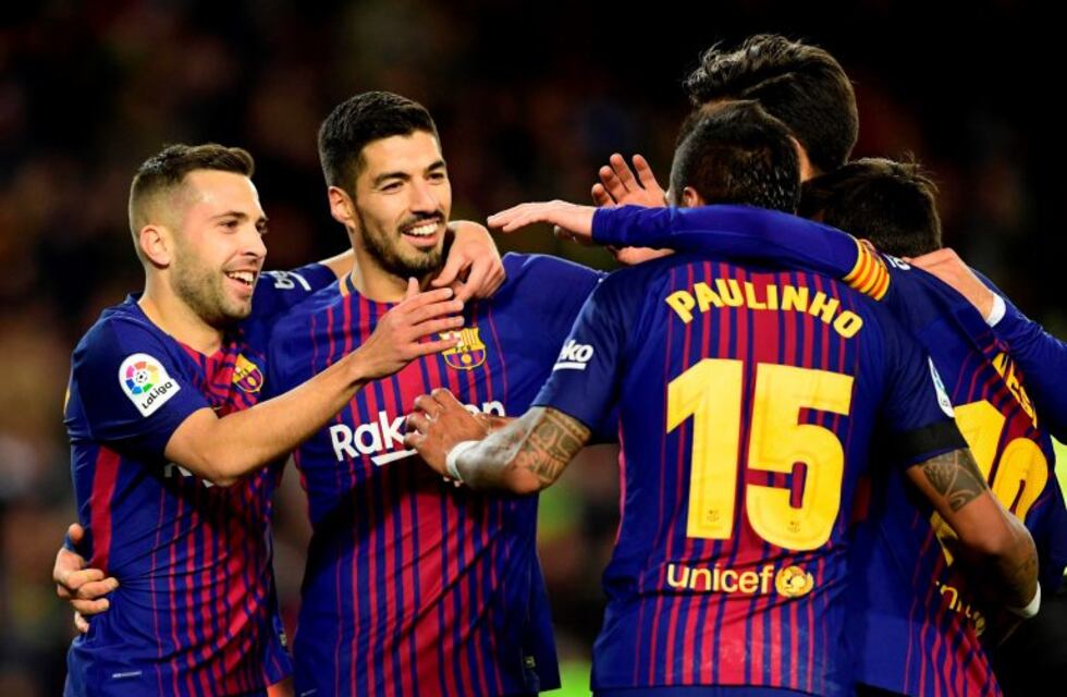 El Barcelona goleó 4-0 sin goles de Lionel Messi