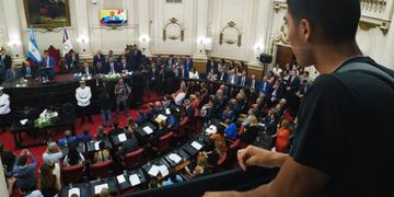 Las bancas en la Legislatura\u002E