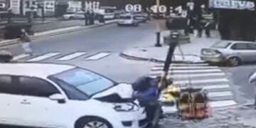 Accidente en Mitre y Espora.