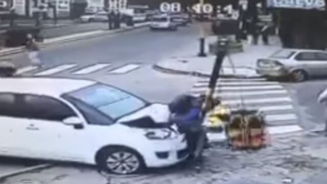 Accidente en Mitre y Espora.