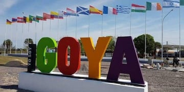 En Goya una víbora de dos metros se paseó por el centro\u002E