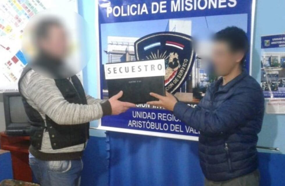 En Aristóbulo efectivos de la Policía lograron recuperar una computadora robada