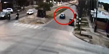 El accidente se produjo en Avellaneda y Segui\u002E