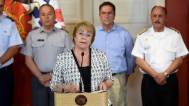 HANDOUT - La presidenta de Chile, Michelle Bachelet, brinda un discurso el 29/01/2017 en Santiago de Chile. Bachelet aseguru00f3u00a0que hubo