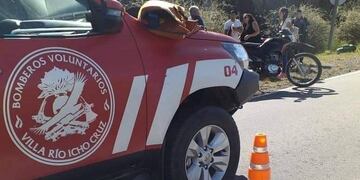 Accidente en las Altas Cumbres\u002E Foto: Bomberos de Icho Cruz)\u002E