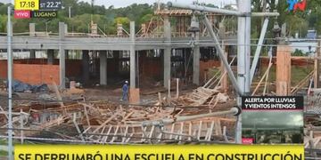 Se derrumbó una escuela en construcción en Lugano: al menos seis heridos