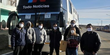 Tres Lagos la visita de TN