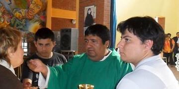 El sacerdote jujeño Gustavo Barrientos, en México