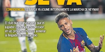 La tapa del diario catalán Sport\u002E