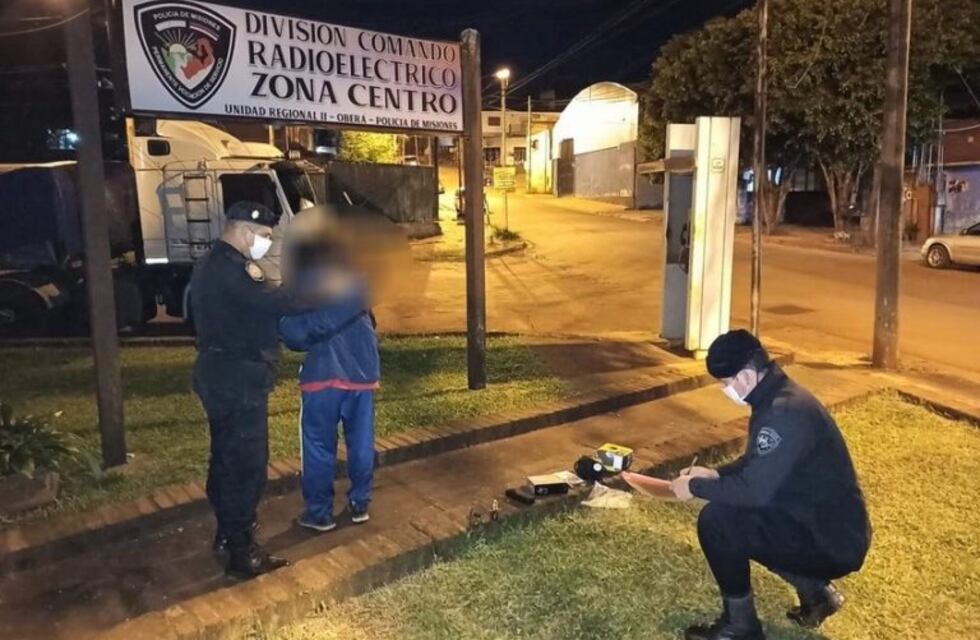 Lo atraparon luego de haber cometido varios robos y al momento de ser detenido quiso apuñalar a un policía
