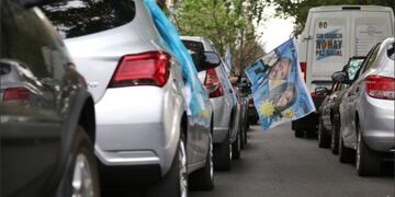 Caravana por el Día de la Lealtad Peronista en Rosario