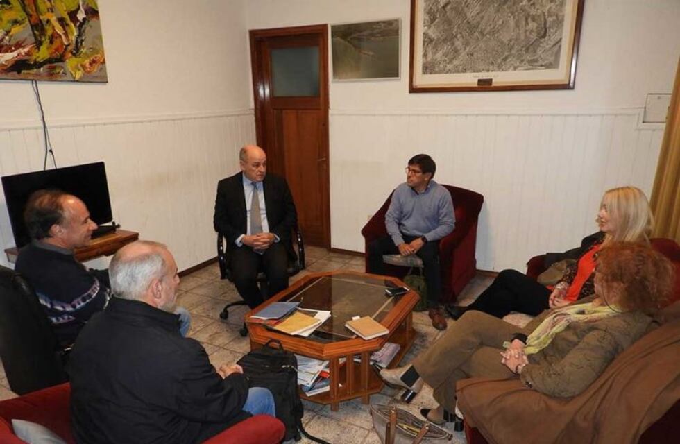El intendente Uset recibió a miembros de la DAIA de Bahía Blanca