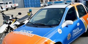 La Policía Comunitaria fue la primera en tomar conocimiento del episodio\u002E (Prensa Gobierno de Santa Fe)