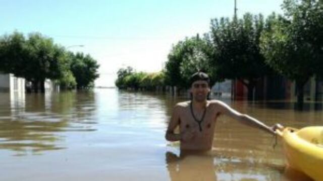 La Emilia quedu00f3 totalmente anegada.