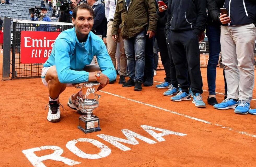Rafael Nadal venció a Novak Djokovic y se quedó con el Masters 1000 de Roma