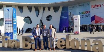 Piaggio y Davico en Barcelona\nCrédito: Prensa Intendente Gchú