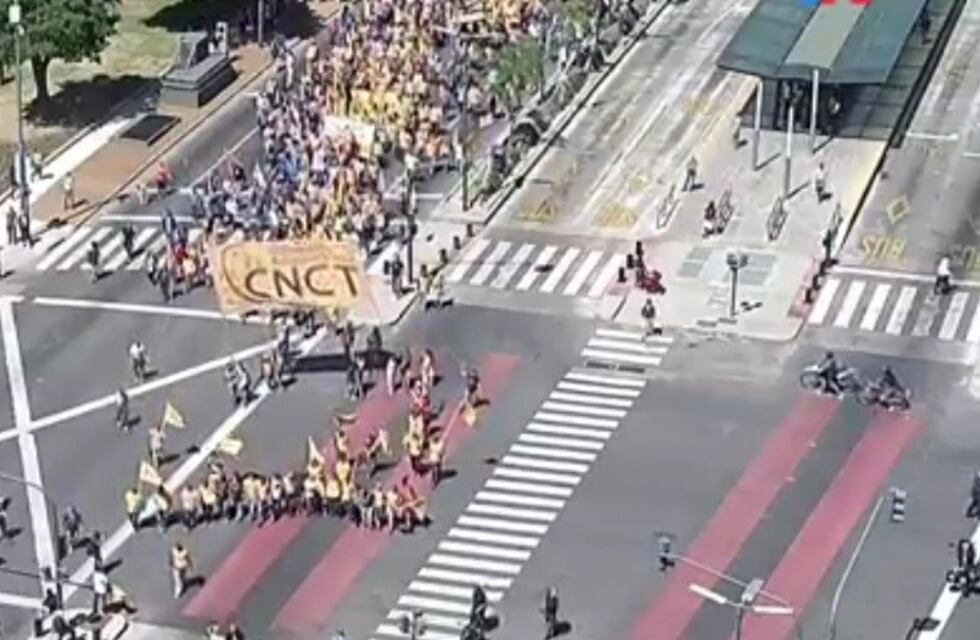 Luego de casi cinco horas, terminó el corte en la Avenida 9 de Julio