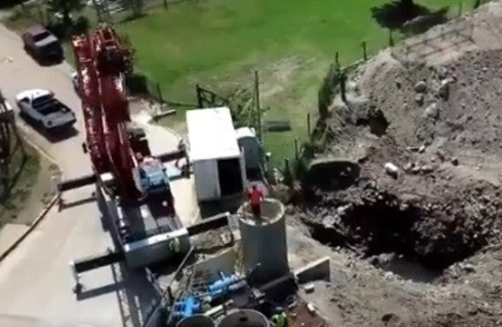 Comenzó la obra de agua para Mendiolaza y Unquillo